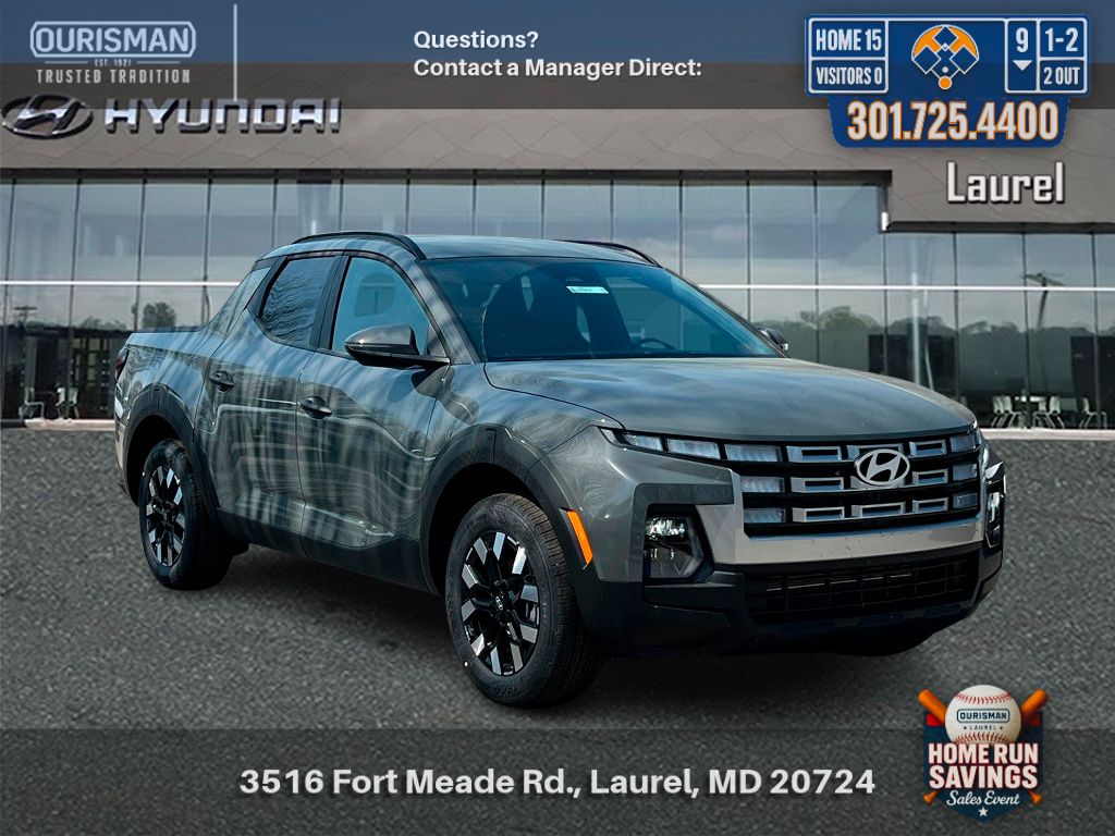 Gray 2026 Hyundai Santa Cruz SEL Crew Cab AWD Pickup Truck All-Wheel Drive 8-Speed Automatic