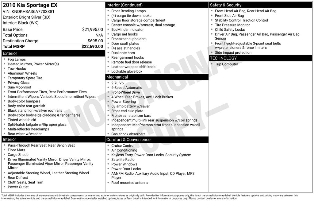 Used 2010 Silver Kia EX image 5