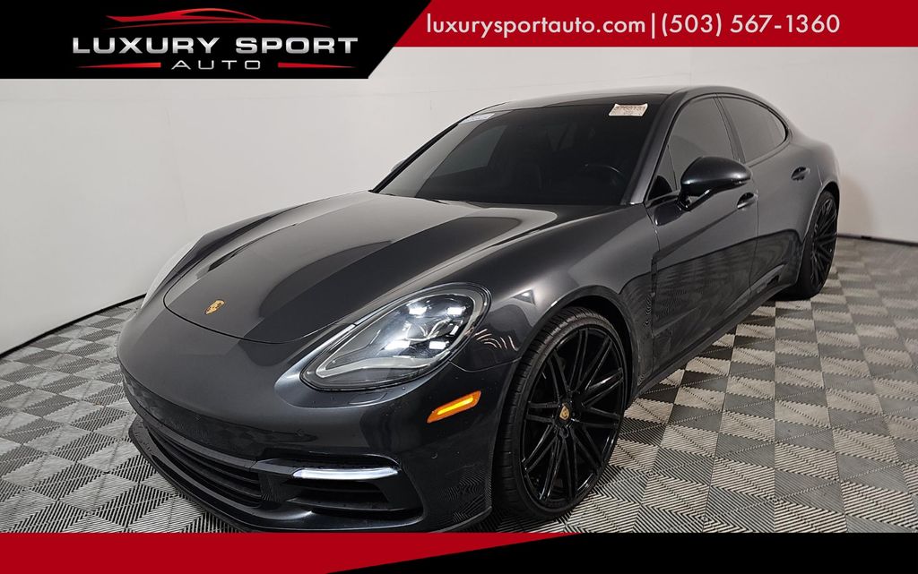 Gray (Volcano Grey Metallic) 2018 Porsche Panamera 4S AWD Sedan All-Wheel Drive 8-Speed Automatic