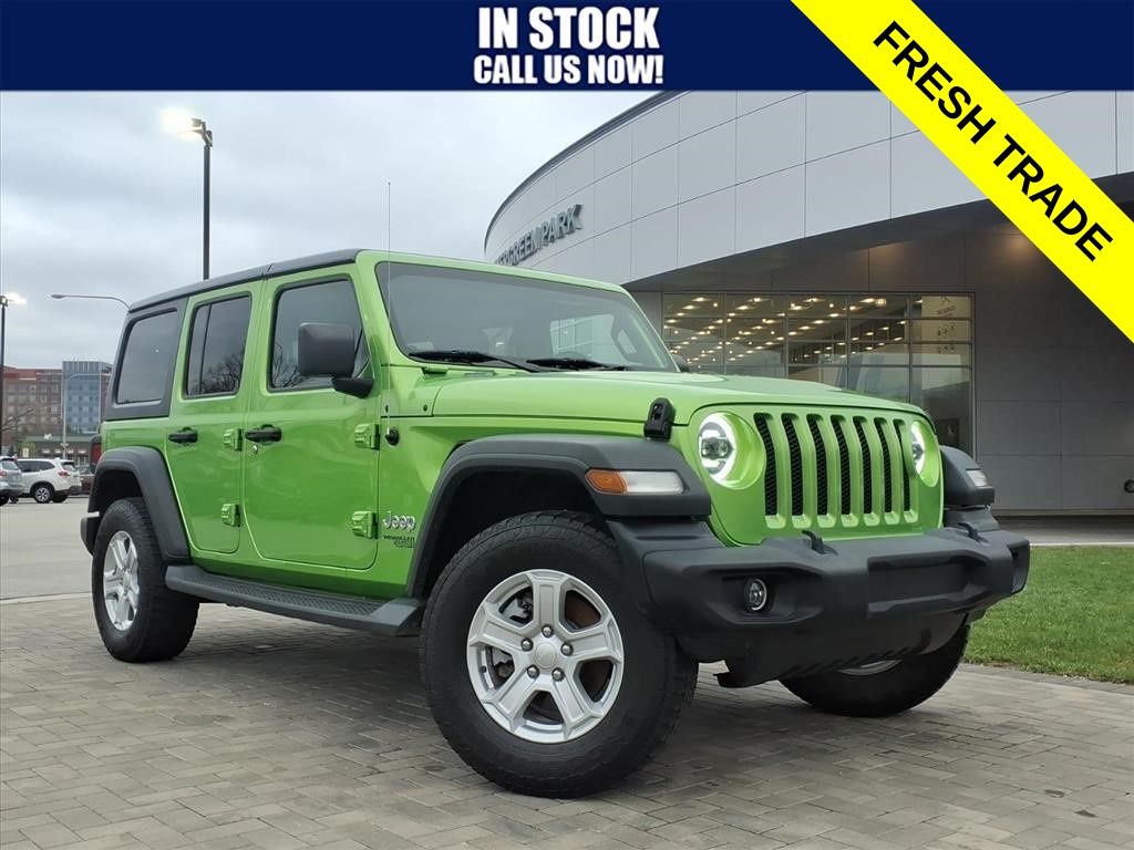 Mojito! Clearcoat 2018 Jeep Wrangler Unlimited Sport S 4WD SUV / Crossover Four-Wheel Drive 6-Speed Manual