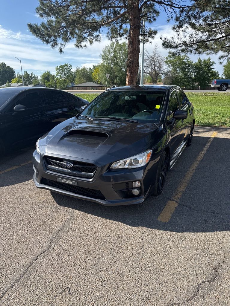 Dark Gray Metallic 2016 Subaru WRX Premium AWD Sedan All-Wheel Drive Continuously Variable Transmission