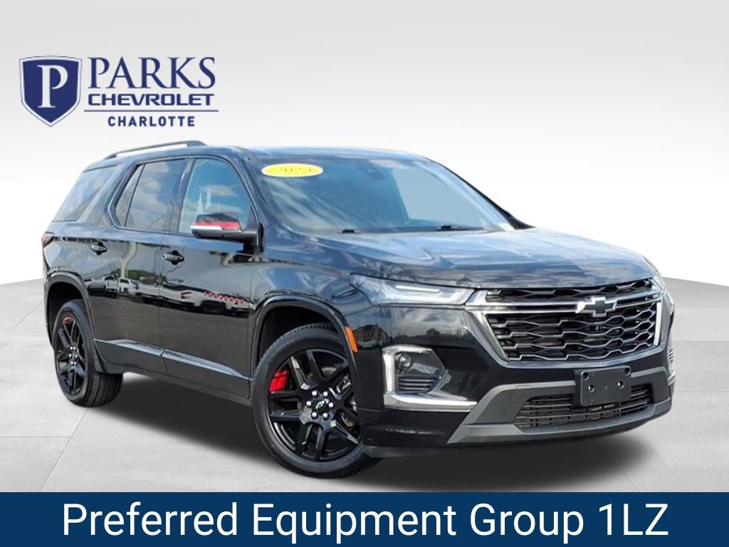 Mosaic Black Metallic 2023 Chevrolet Traverse Premier AWD SUV / Crossover Four-Wheel Drive 9-Speed Automatic