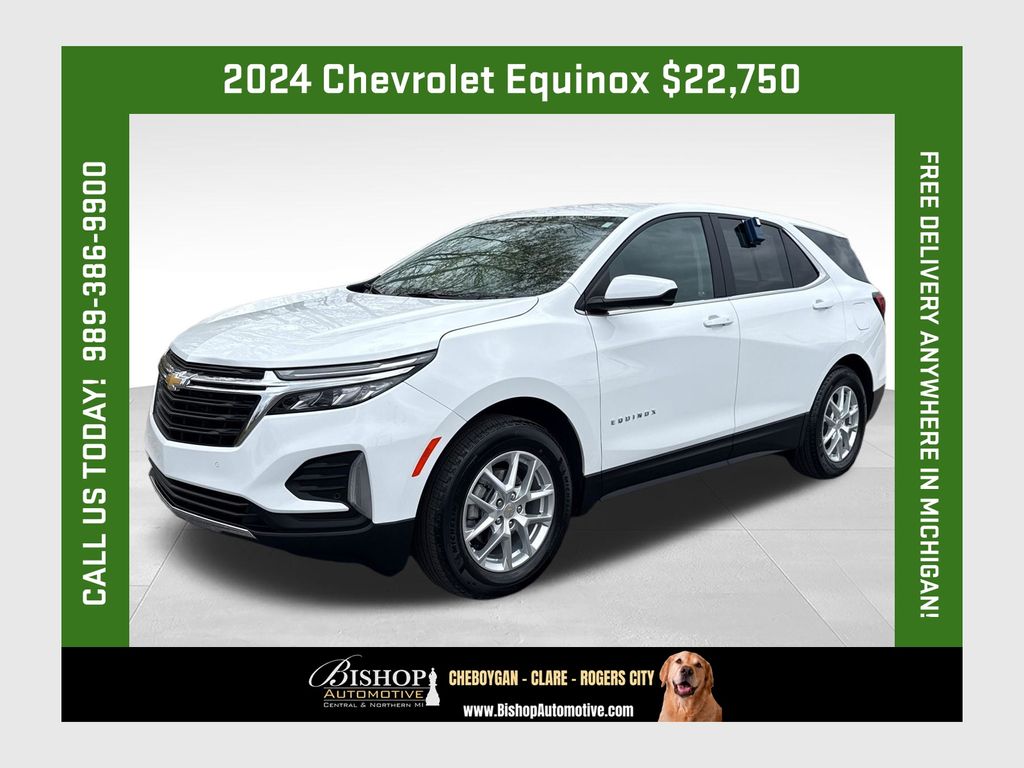 Summit White 2024 Chevrolet Equinox SUV / Crossover Front-Wheel Drive 6-Speed Automatic Overdrive