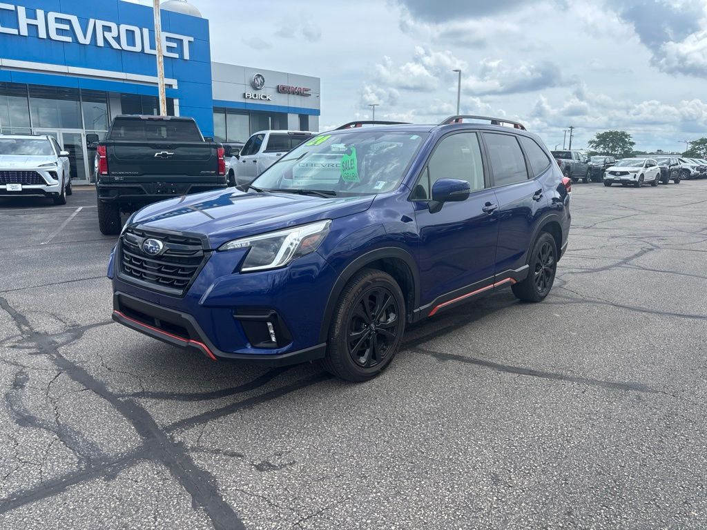 Sapphire Blue Pearl 2024 Subaru Forester SUV / Crossover All-Wheel Drive Continuously Variable Transmission
