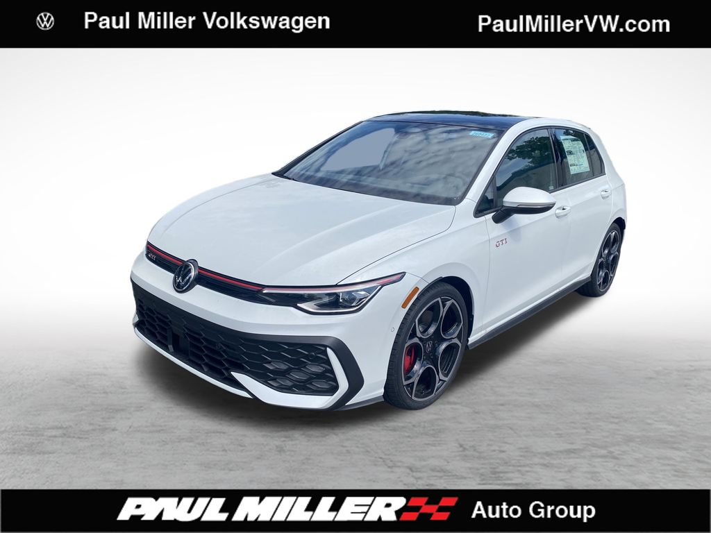 Opal White Pearl 2026 Volkswagen Golf GTI Hatchback Front-Wheel Drive 7-Speed Dual Clutch