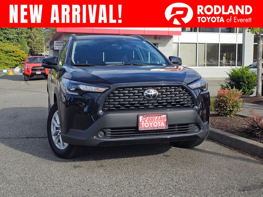 Jet Black 2025 Toyota Corolla Cross SUV / Crossover All-Wheel Drive Continuously Variable Transmission