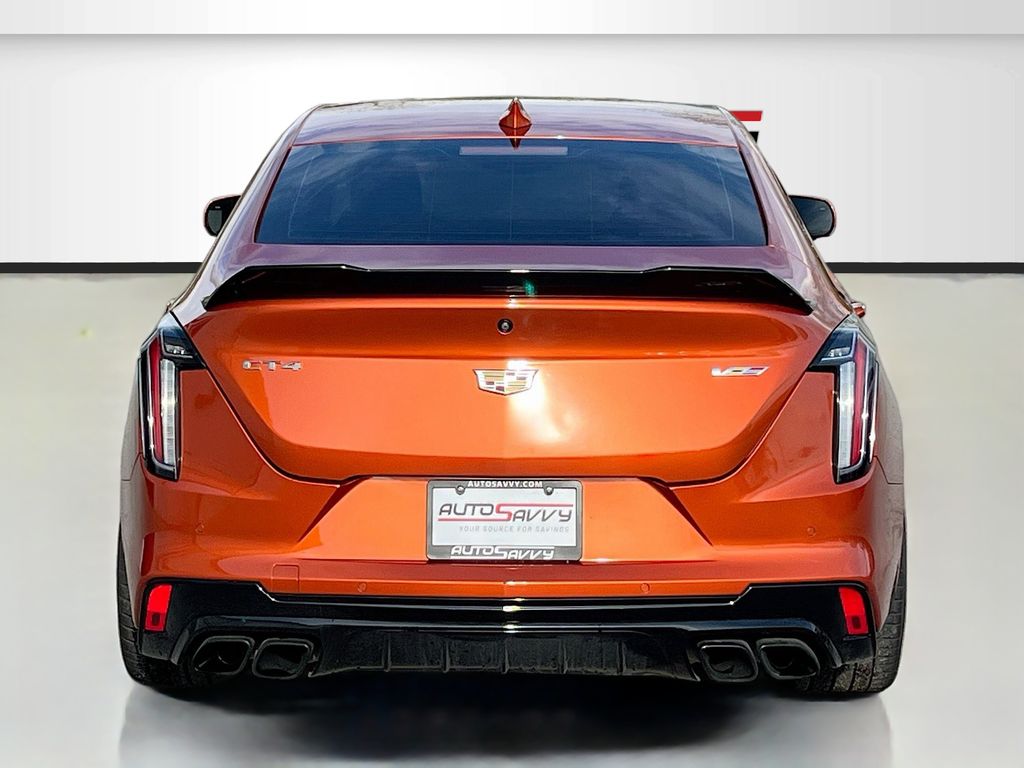 Used 2022 Orange Cadillac V-Series image 6