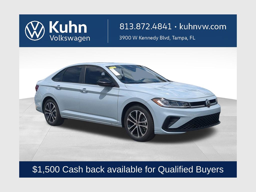 Monument Gray 2026 Volkswagen Jetta Sedan Front-Wheel Drive 8-Speed Automatic