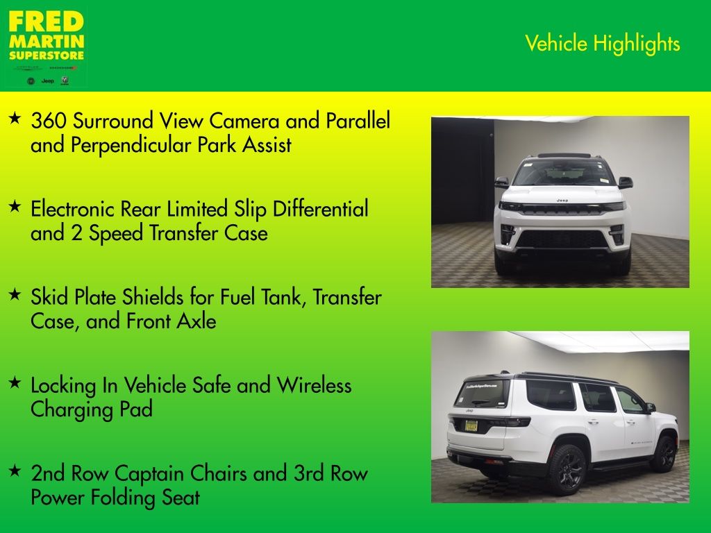 new 2026 Jeep Grand Wagoneer car, priced at $73,559