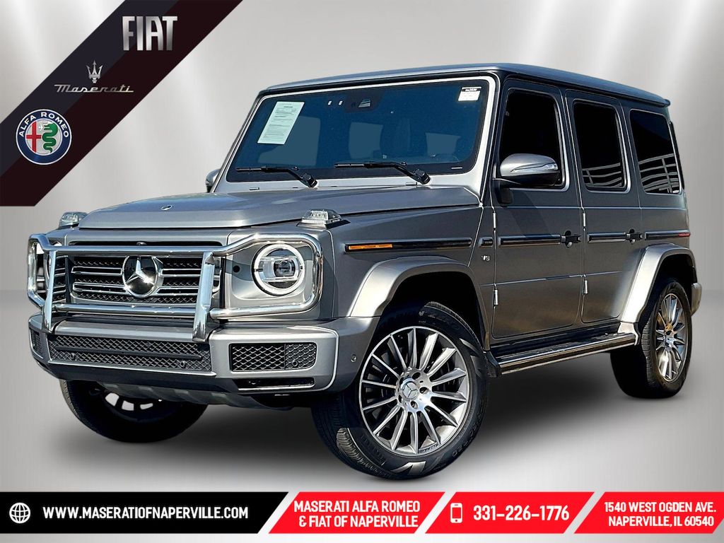 Gray (MANUFAKTUR Platinum magno) 2023 Mercedes-Benz G-Class SUV / Crossover All-Wheel Drive 9-Speed Automatic
