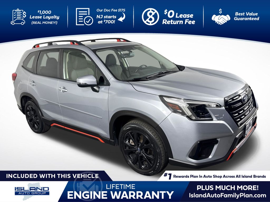 Ice Silver Metallic 2023 Subaru Forester SUV / Crossover All-Wheel Drive Continuously Variable Transmission