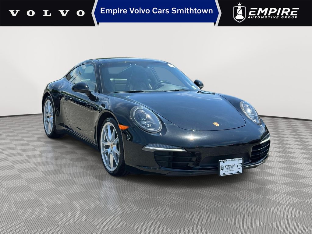 Black 2014 Porsche 911 Carrera Coupe RWD Coupe Rear-Wheel Drive 7-Speed Manual
