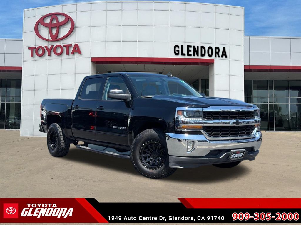 Black 2018 Chevrolet Silverado 1500 LT Crew Cab RWD Pickup Truck 4X2 6-Speed Automatic Overdrive