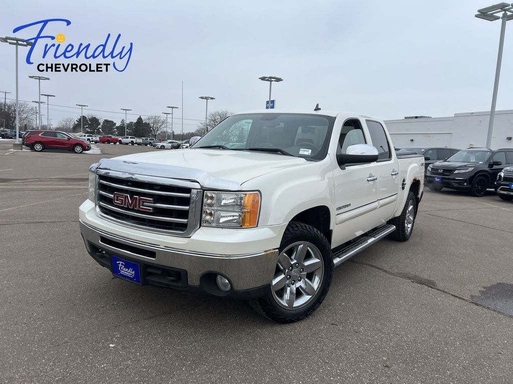 White Diamond Clearcoat 2012 GMC Sierra 1500 Pickup Truck Four-Wheel Drive 6-Speed Automatic