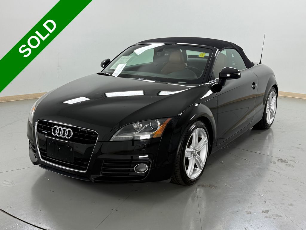 Brilliant Black/Black Roof 2013 Audi TT Convertible All-Wheel Drive 6-Speed Dual Clutch