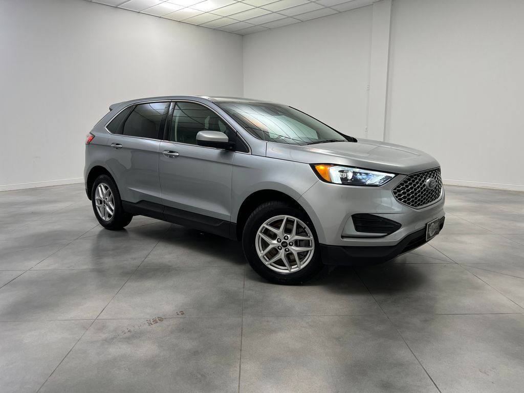 Silver Metallic 2024 Ford Edge SEL AWD SUV / Crossover All-Wheel Drive 8-Speed Automatic