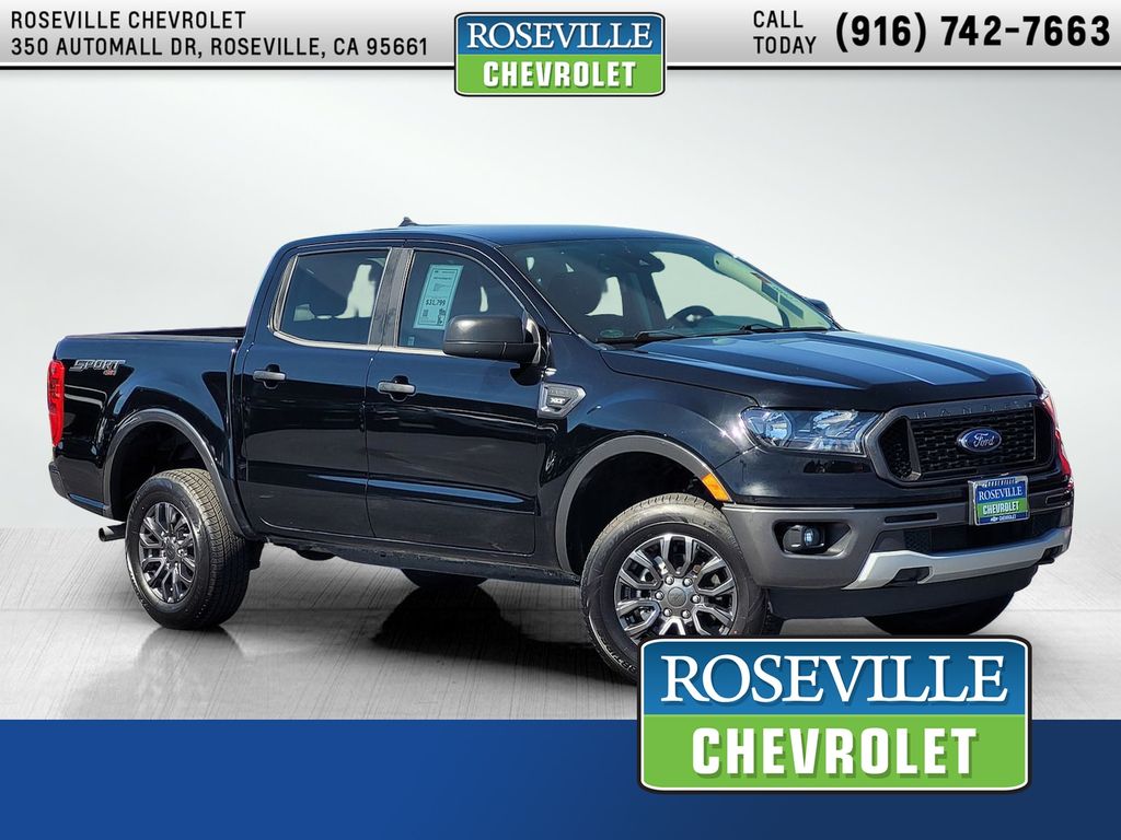 Shadow Black 2020 Ford Ranger Pickup Truck Four-Wheel Drive Automatic