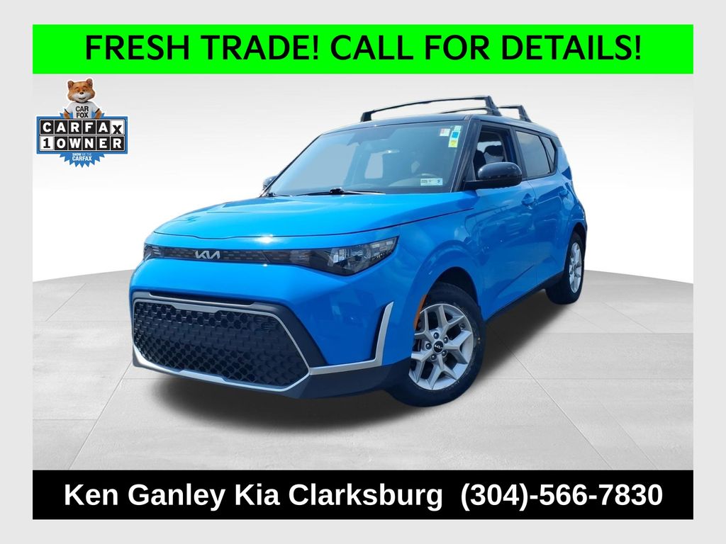 Surf Blue w/Black Roof 2024 Kia Soul SUV / Crossover Front-Wheel Drive Continuously Variable Transmission