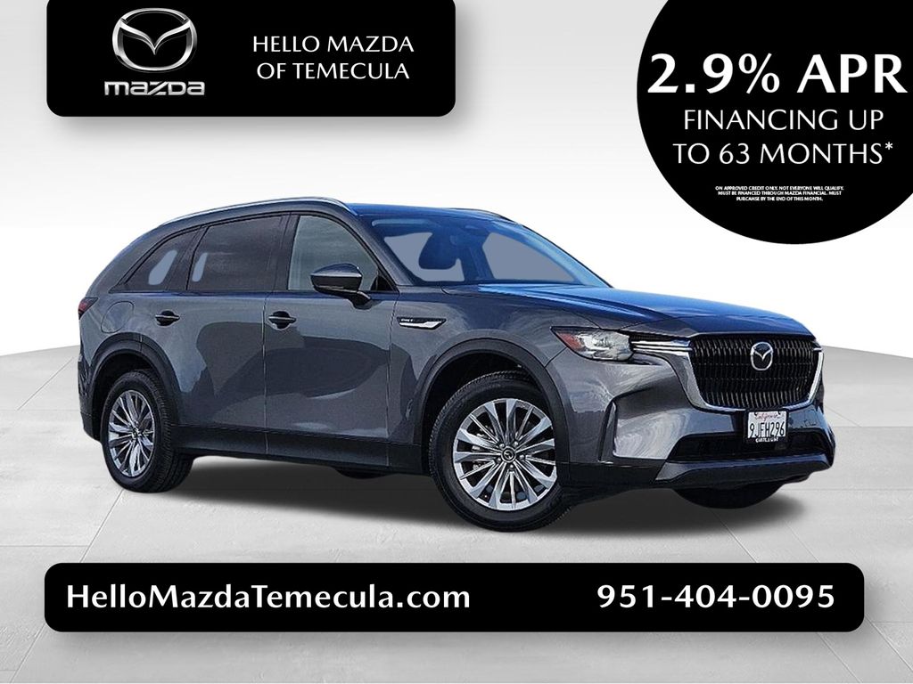 Machine Gray Metallic 2024 Mazda CX-90 PHEV Preferred AWD SUV / Crossover All-Wheel Drive 8-Speed Automatic