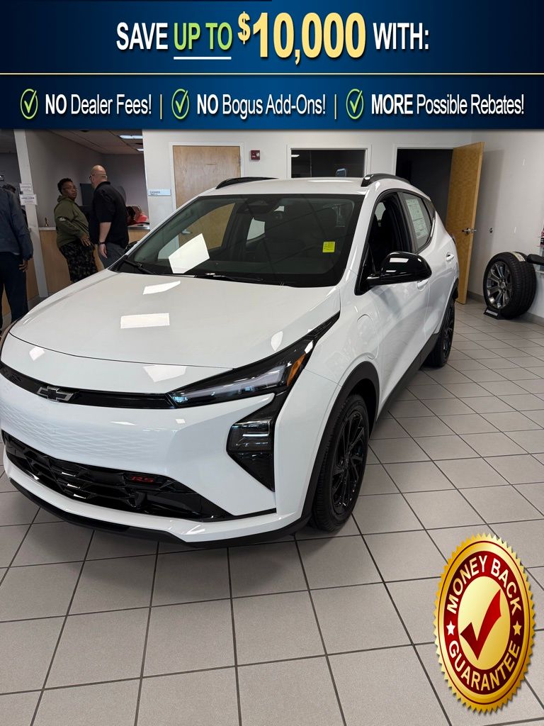 Summit White 2027 Chevrolet Bolt RS FWD SUV / Crossover Front-Wheel Drive 1-Speed Automatic