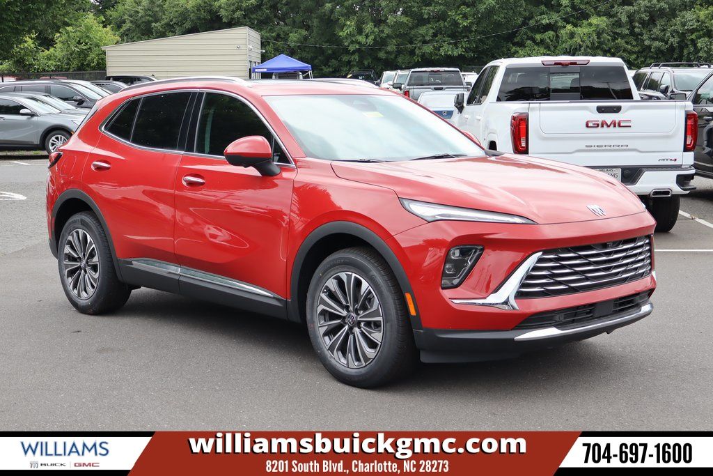 Brilliant Red 2025 Buick Envision SUV / Crossover All-Wheel Drive 9-Speed Automatic