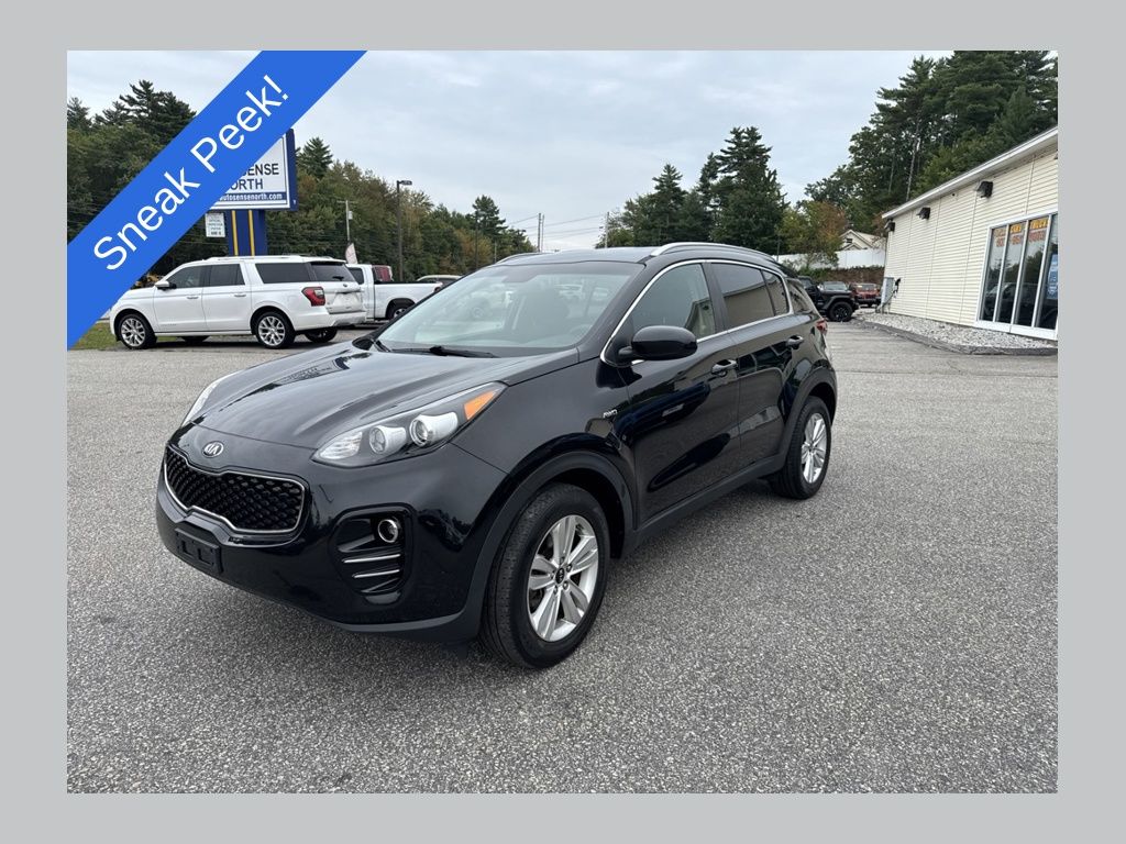 Black Cherry 2019 Kia Sportage SUV / Crossover All-Wheel Drive 6-Speed Automatic Overdrive