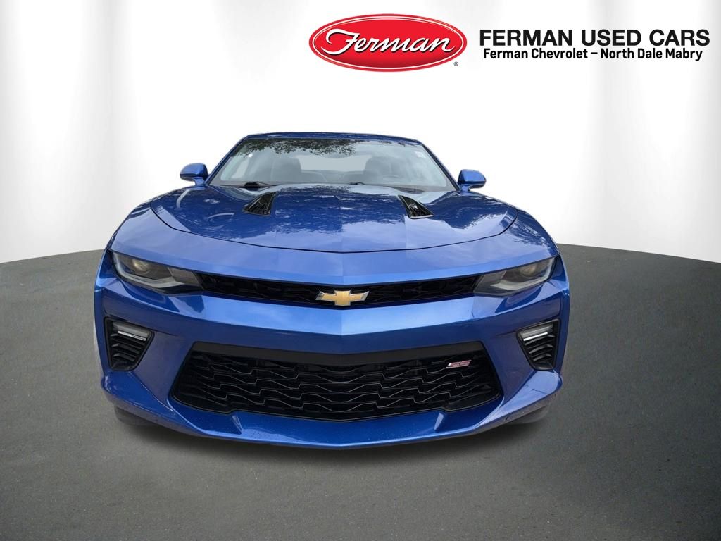 Hyper Blue Metallic 2018 Chevrolet Camaro Coupe Rear-Wheel Drive 8-Speed Automatic