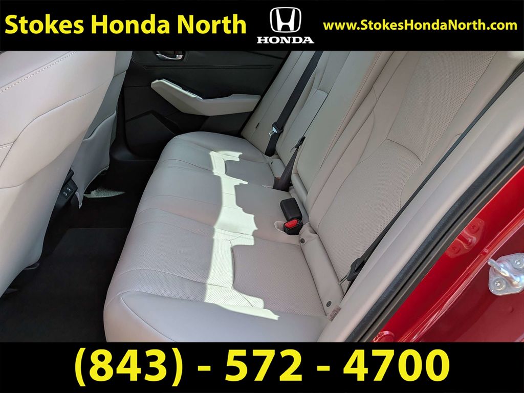 2025 Honda Accord Hybrid EX-L Red at Stokes Honda North