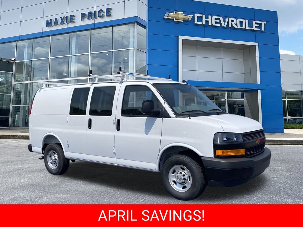 Summit White 2025 Chevrolet Express Cargo 2500 RWD Van Rear-Wheel Drive 8-Speed Automatic Overdrive
