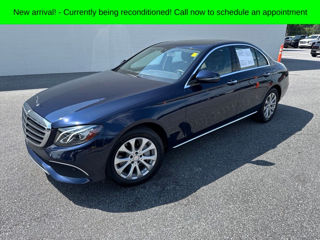 Blue Metallic 2017 Mercedes-Benz E-Class Sedan All-Wheel Drive 9-Speed Automatic