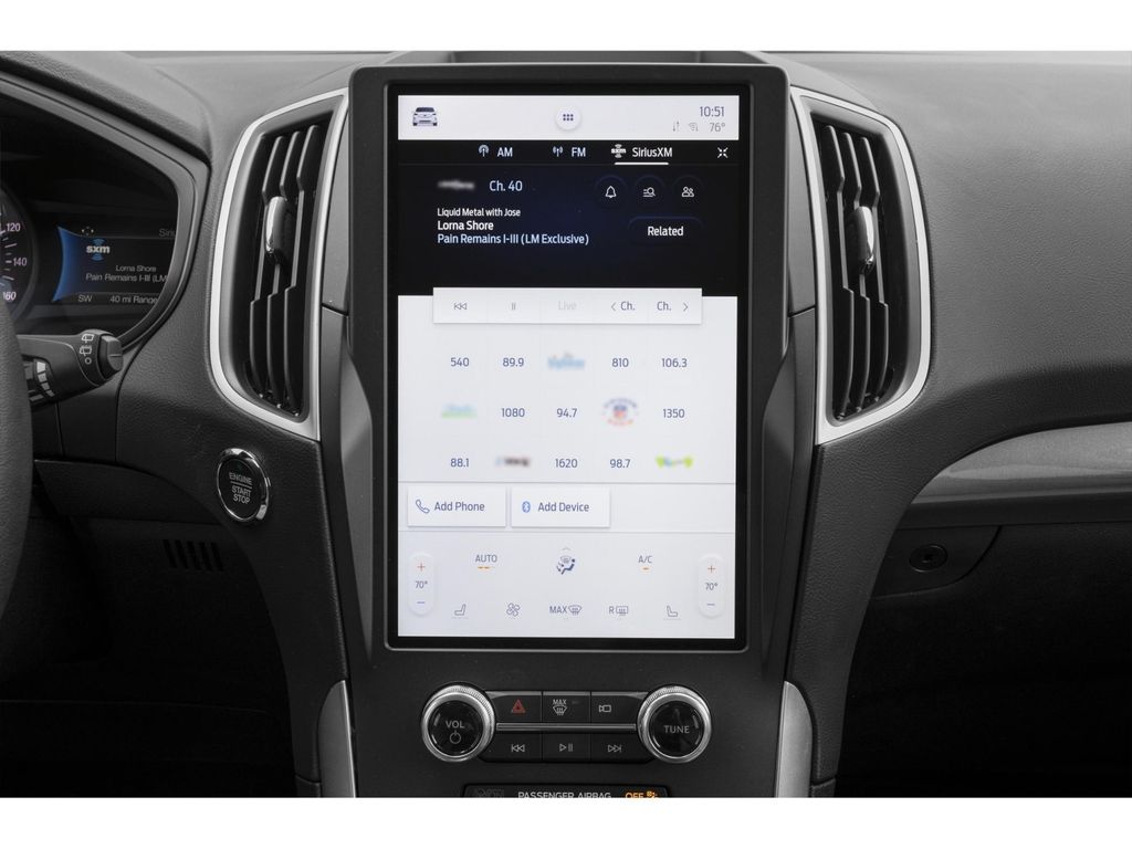 2023 Ford Edge SEL Silver at Phil Fitts Ford