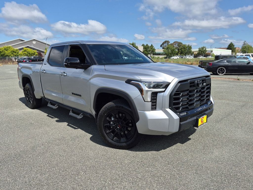 Celestial Silver Metallic 2025 Toyota Tundra Limited CrewMax Cab LB 4WD Pickup Truck Four-Wheel Drive Automatic