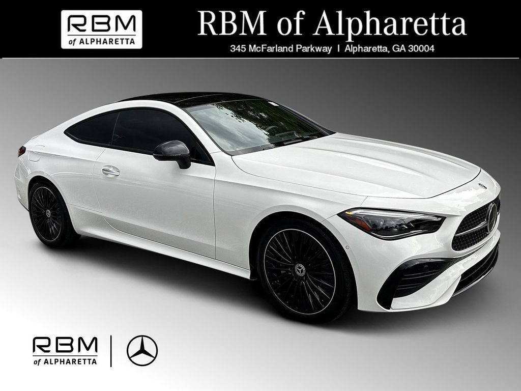 White 2024 Mercedes-Benz CLE 300 4MATIC Coupe All-Wheel Drive 9-Speed Automatic