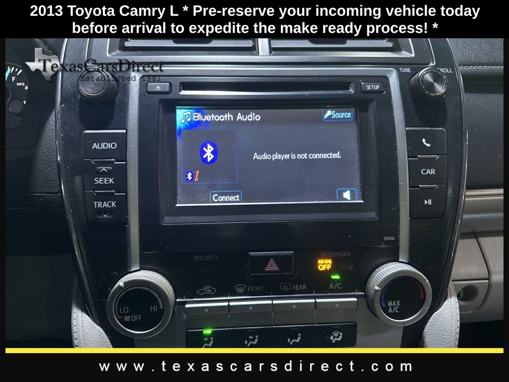 2013 Toyota Camry L 3