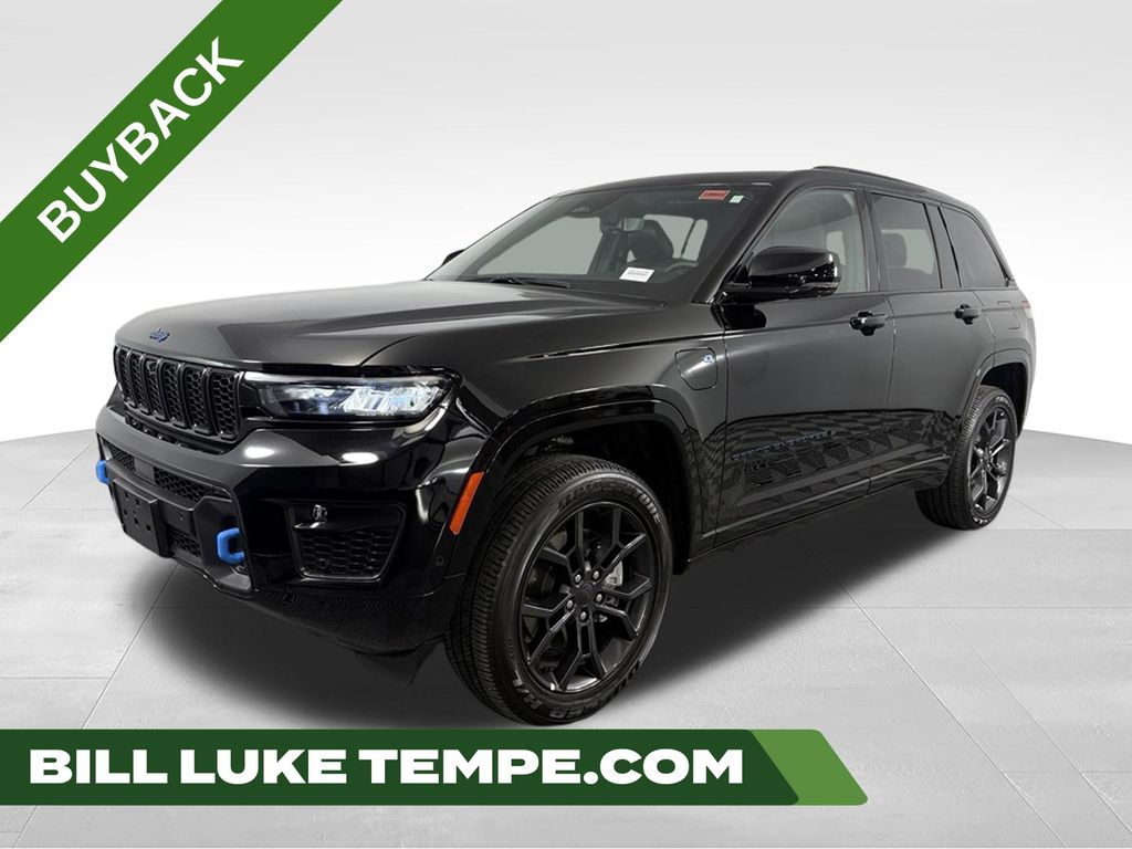 Diamond Black Crystal Pearlcoat 2024 Jeep Grand Cherokee 4xe SUV / Crossover Four-Wheel Drive 8-Speed Automatic