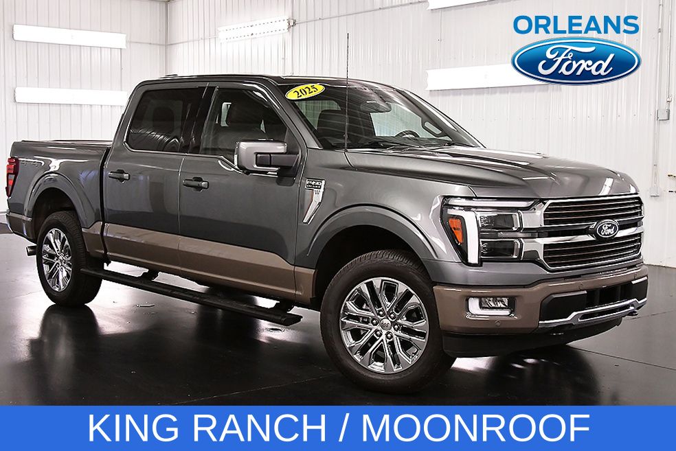 Carbonized Gray Metallic 2025 Ford F-150 Pickup Truck Four-Wheel Drive Automatic