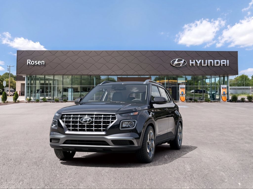 Onyx Black 2026 Hyundai Venue SUV / Crossover Front-Wheel Drive Continuously Variable Transmission