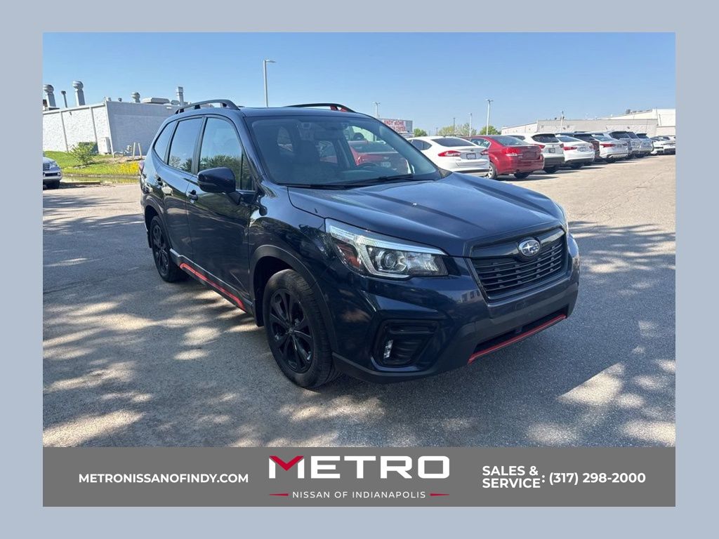 Dark Blue Pearl 2019 Subaru Forester SUV / Crossover All-Wheel Drive Continuously Variable Transmission