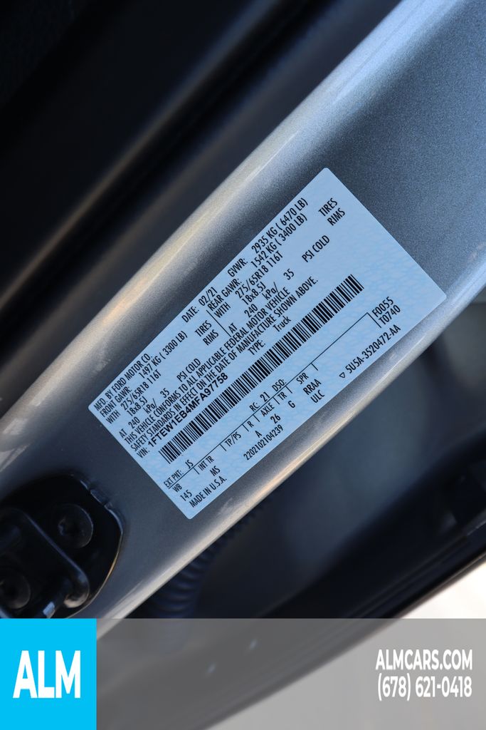 Used 2021 Silver Ford XLT image 38