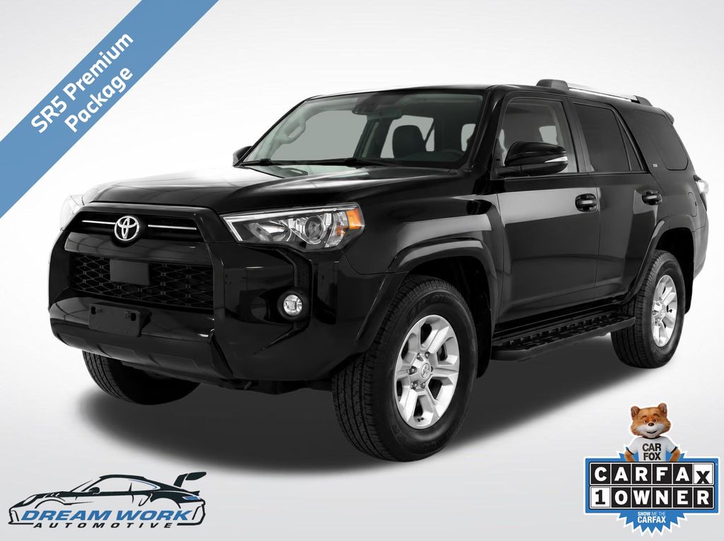 Midnight Black Metallic 2022 Toyota 4Runner SUV / Crossover Four-Wheel Drive 5-Speed Automatic
