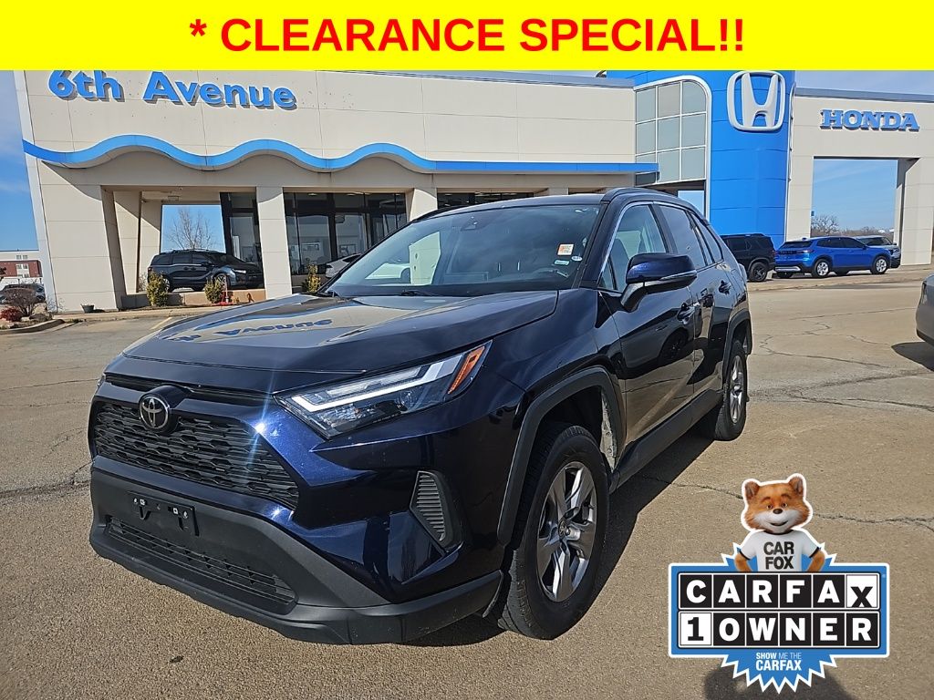 Cavalry Blue/Ice Edge 2024 Toyota RAV4 XLE AWD SUV / Crossover All-Wheel Drive 8-Speed Automatic