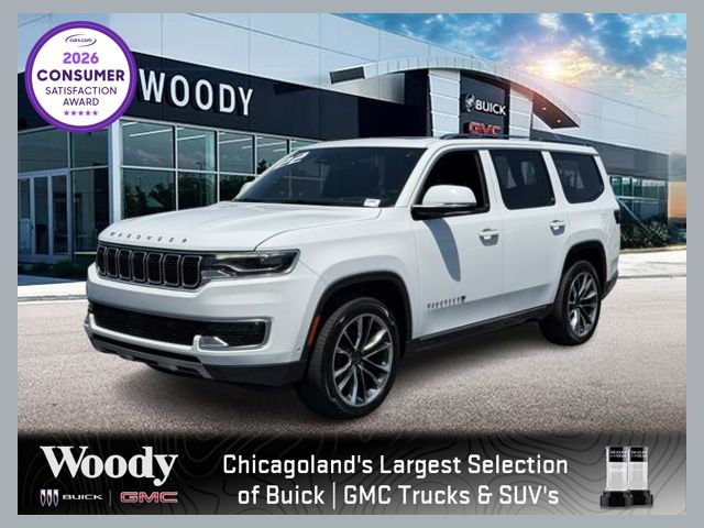 Bright White Clearcoat 2022 Jeep Wagoneer SUV / Crossover Four-Wheel Drive 8-Speed Automatic