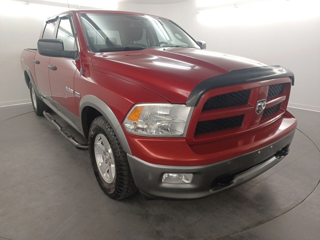 Inferno Red Crystal Pearl 2010 Dodge RAM 1500 Pickup Truck 4X2 5-Speed Automatic
