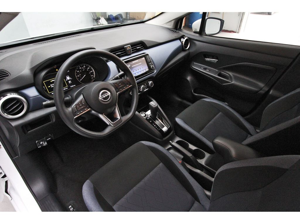 2025 Nissan Versa 1.6 SV White at Baytown Hyundai