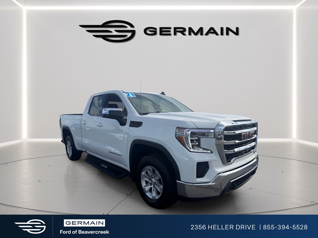 Summit White 2021 GMC Sierra 1500 Pickup Truck Four-Wheel Drive 8-Speed Automatic
