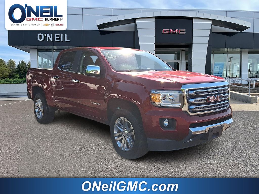 Red Quartz Tintcoat 2019 GMC Canyon Pickup Truck Four-Wheel Drive 8-Speed Automatic