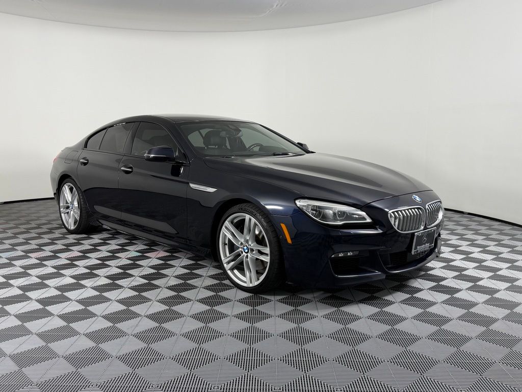 Carbon Black Metallic 2016 BMW 6 Series Sedan All-Wheel Drive 8-Speed Automatic