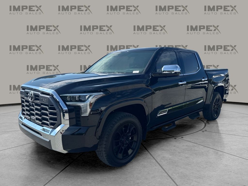Midnight Black Metallic 2024 Toyota Tundra Pickup Truck Four-Wheel Drive Automatic