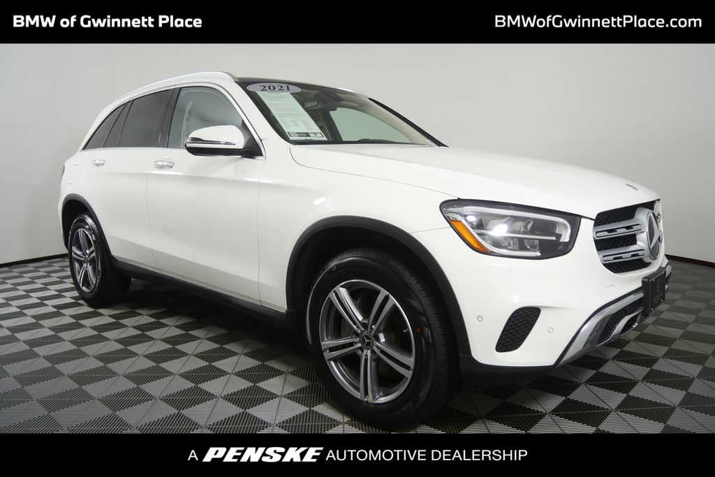 Polar White 2021 Mercedes-Benz GLC SUV / Crossover All-Wheel Drive 9-Speed Automatic