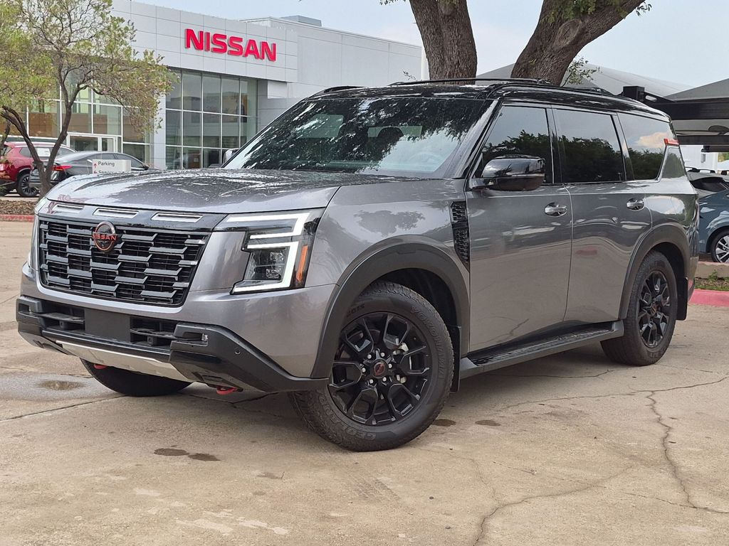 Gun Metallic/Super Black 2025 Nissan Armada SUV / Crossover Four-Wheel Drive 9-Speed Automatic